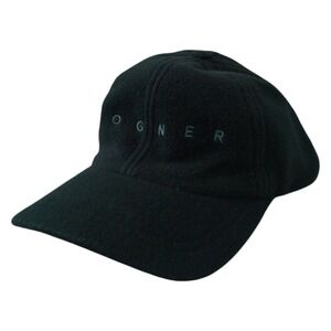 BOGNER Sport Spell-Out Wool Baseball Cap Men's XL Trapper Hat Ear Flaps Green
